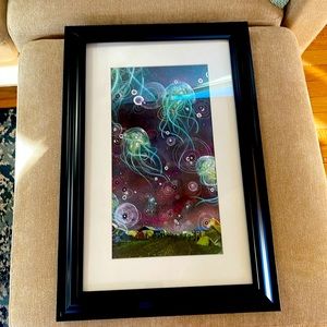 Frames jellyfish festival print